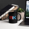 RK OUTPOST Black Glossy Mug