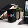 RK OUTPOST Black Glossy Mug